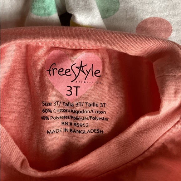 Freestyle Revolution Rainbow Pants Set Size 3T - Picture 5 of 6